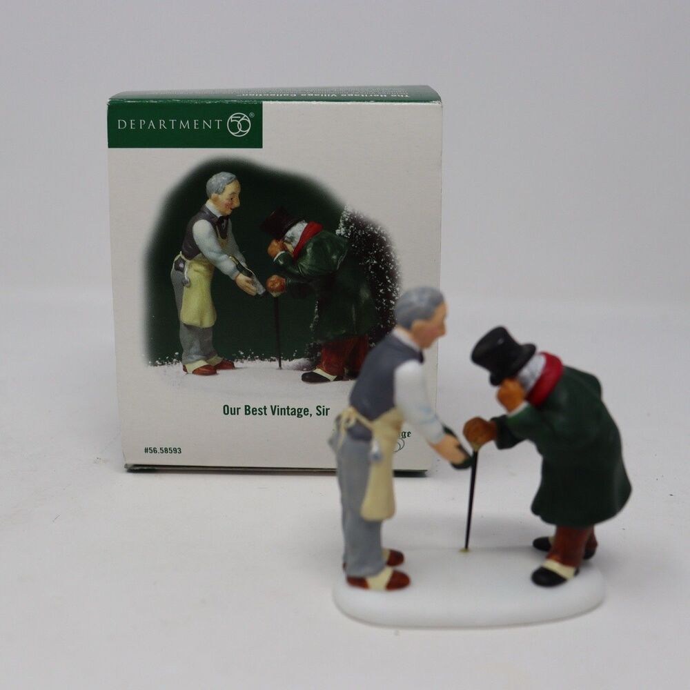 DEPT 56 OUR BEST VINTAGE, SIR 58593 DICKENS VILLAGE CHRISTMAS